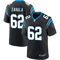Chandler Zavala Men's Nike Black Carolina Panthers Custom Game Jersey