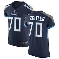 Kevin Zeitler Men's Nike Navy Tennessee Titans Vapor Untouchable Custom Elite Jersey