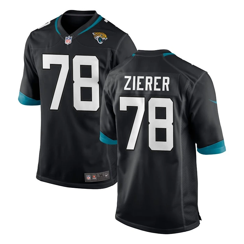 Kilian Zierer Youth Nike Black Jacksonville Jaguars Custom Team Color Alternate Game Jersey