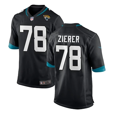 Kilian Zierer Youth Nike Black Jacksonville Jaguars Custom Team Color Alternate Game Jersey