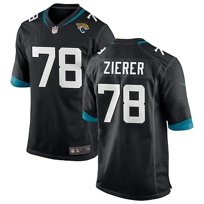 Kilian Zierer Men's Nike Black Jacksonville Jaguars Custom Game Jersey