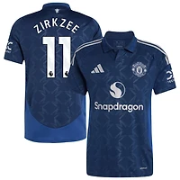 Joshua Zirkzee Men's adidas  Navy Manchester United 2024/25 Away Replica Custom Jersey