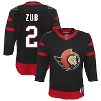 Artem Zub Youth Black Ottawa Senators Home Custom Premier Jersey