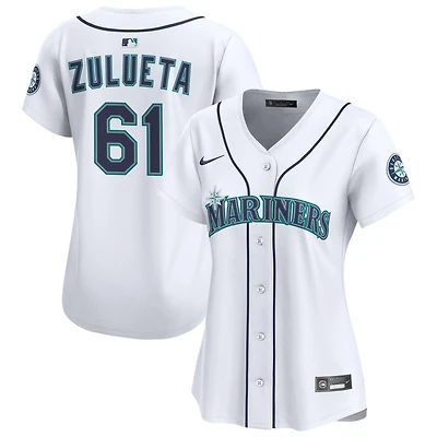 Yosver Zulueta Women's Nike White Seattle Mariners Home Limited Custom Jersey