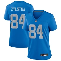 Shane Zylstra Women's Nike Blue Detroit Lions Alternate Custom Game Jersey