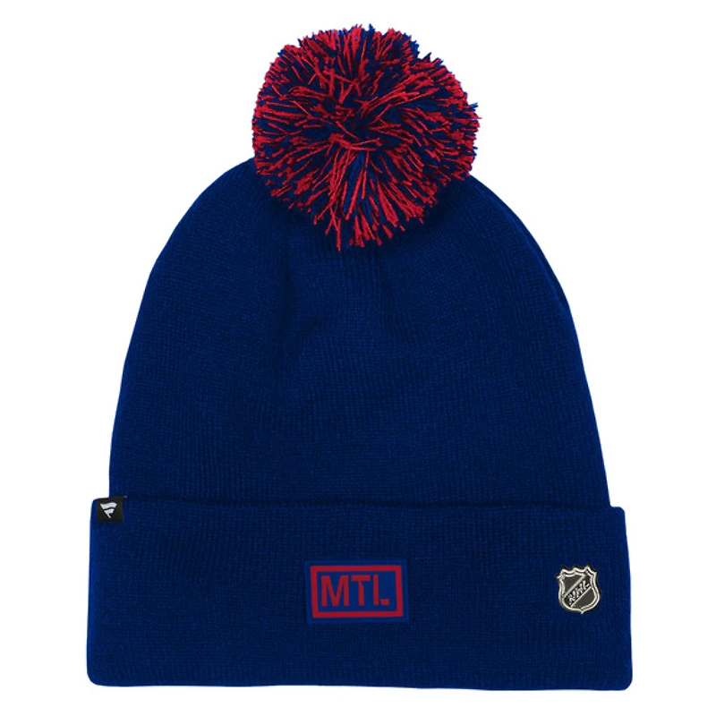 LNH Draft 2024 - Tuque à revers avec pompon pour junior