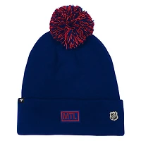 LNH Draft 2024 - Tuque à revers avec pompon pour junior