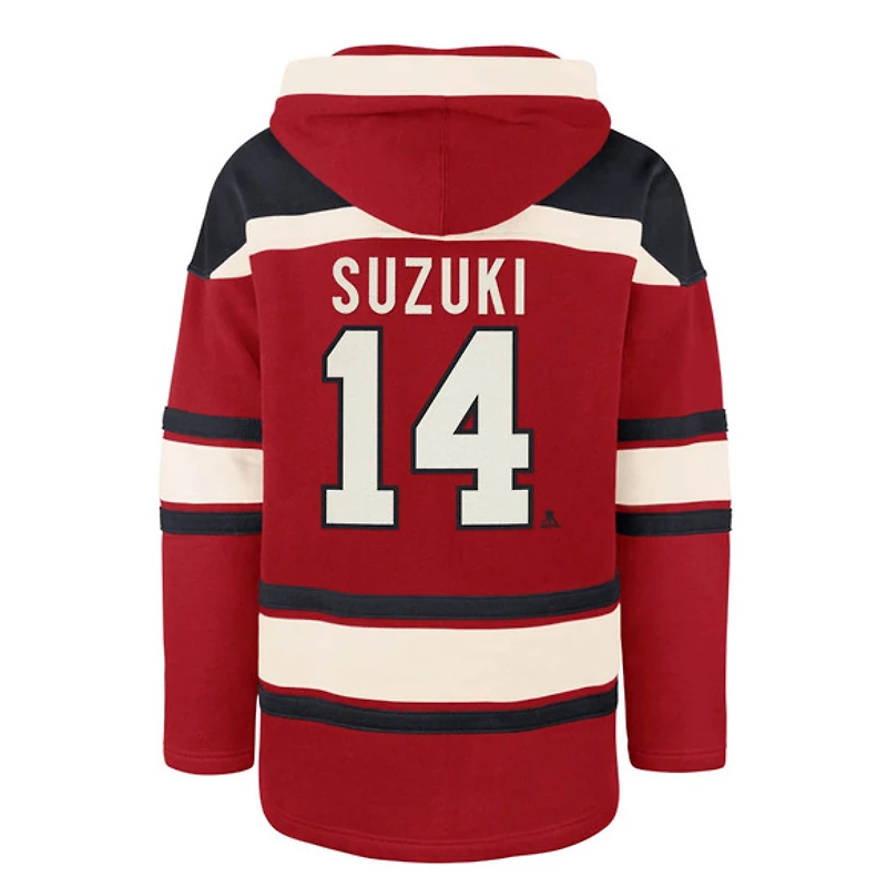 Superior Lacer Canadiens de Montréal Suzuki - Chandail à capuchon pour adulte