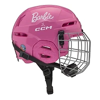Barbie x CCM - Casque et grille de hockey pour junior