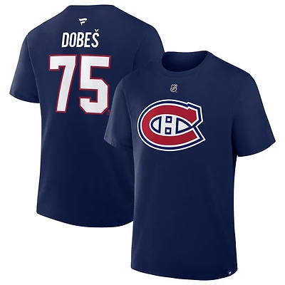 Authentic Stacked #75 Jakub Dobes - T-shirt de la LNH pour adulte