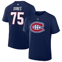 Authentic Stacked #75 Jakub Dobes - T-shirt de la LNH pour adulte