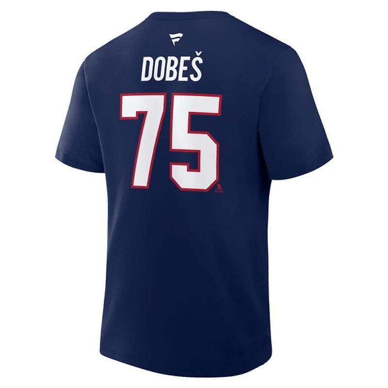 Authentic Stacked #75 Jakub Dobes - T-shirt de la LNH pour adulte