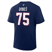 Authentic Stacked #75 Jakub Dobes - T-shirt de la LNH pour adulte