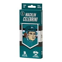 Macklin Celebrini San Jose Sharks NHL - Junior Caricature Crew Socks