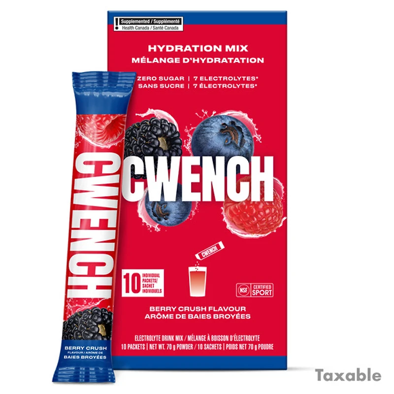 Baies broyées 10 sachets - Mélange d'hydratation