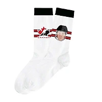 Nathan MacKinnon Team Canada - Adult Caricature Crew Socks