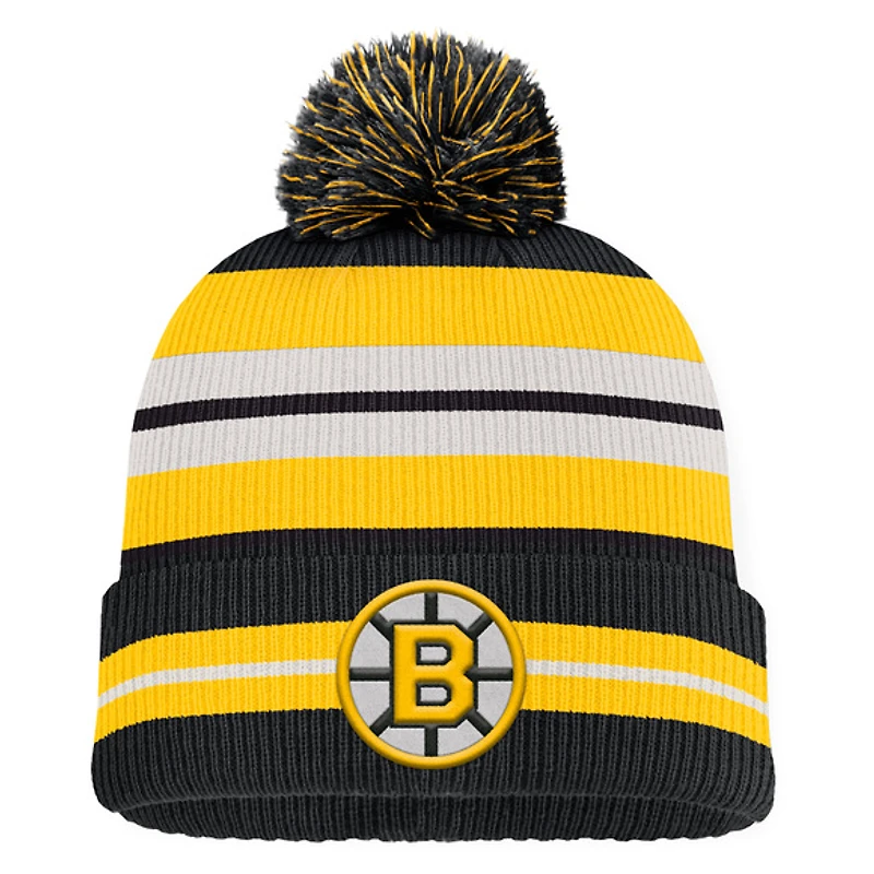 Decades - Tuque à revers avec pompon pour adulte