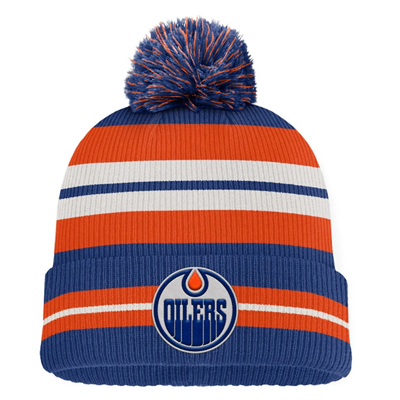 Decades - Tuque à revers avec pompon pour adulte