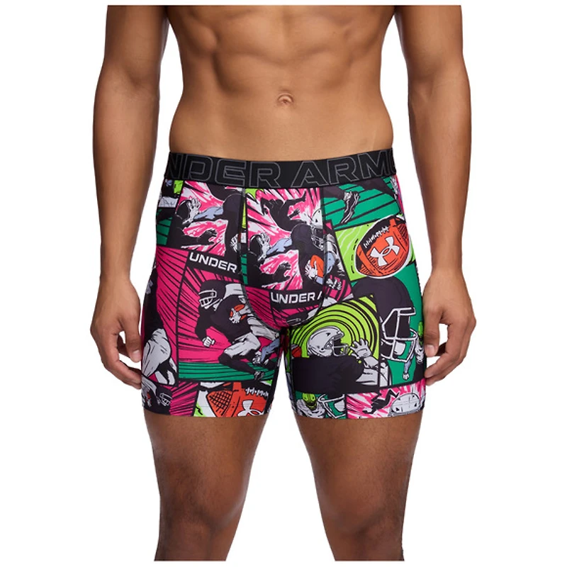 Performance Tech Mesh Graphic - Men's Fitted Boxer Shorts