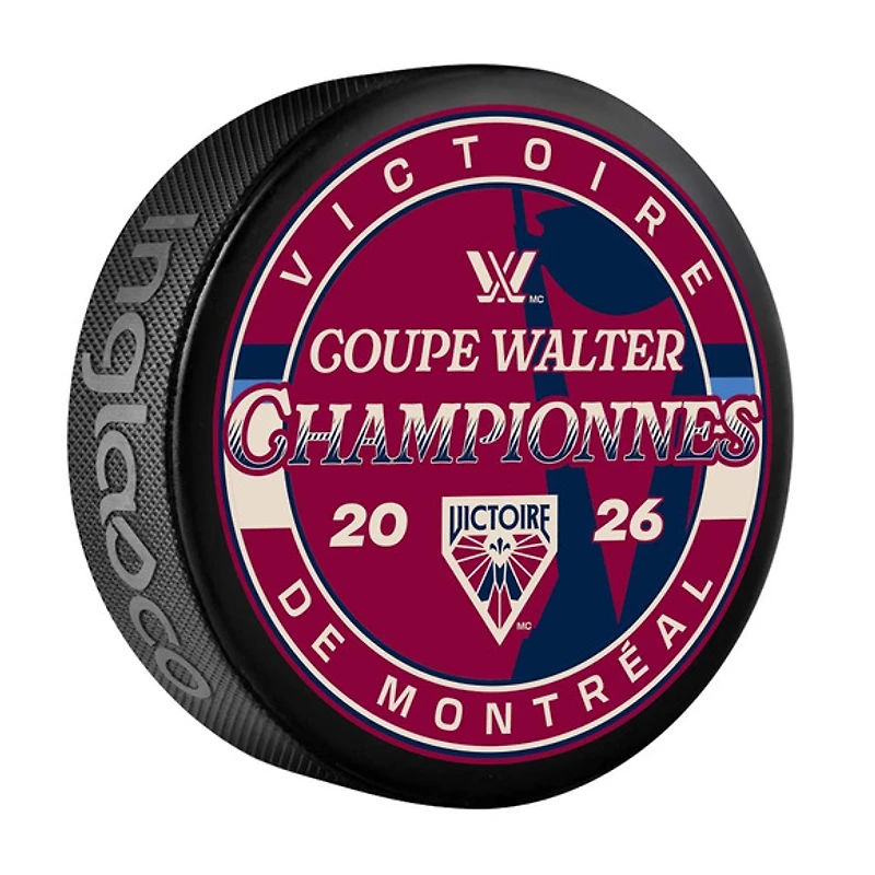 2026 Walter Cup Montreal Victoire - Souvenir Hockey Puck