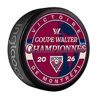 2026 Walter Cup Montreal Victoire - Souvenir Hockey Puck