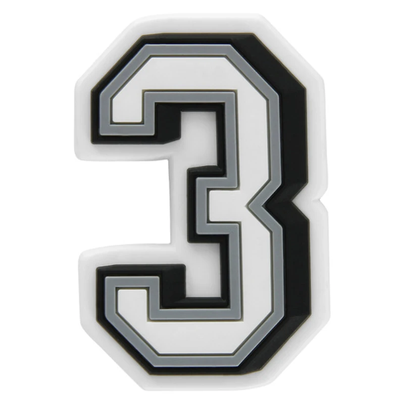 Jibbitz Number 3 - Crocs Shoe Charm