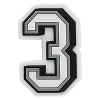 Jibbitz Number 3 - Crocs Shoe Charm