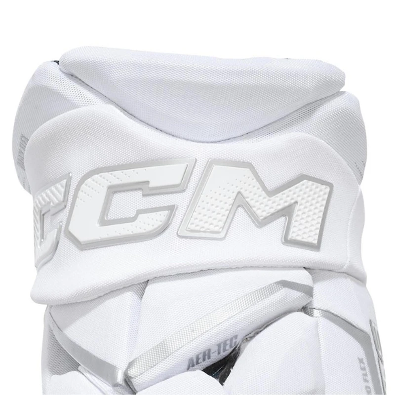 Jetspeed FT8 Pro White Edition - Senior Hockey Gloves