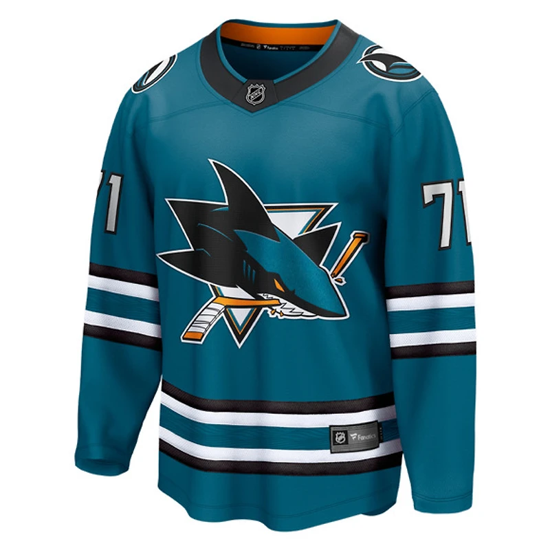 Breakaway Sharks Celebrini (à domicile) - Jersey de hockey réplique pour homme
