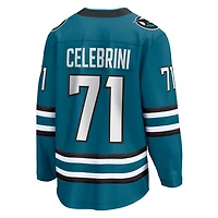 Breakaway Sharks Celebrini (à domicile) - Jersey de hockey réplique pour homme