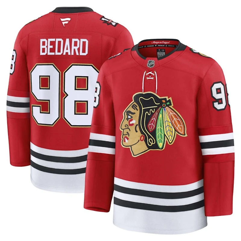Premium Blackhawks Bedard - Chandail de hockey réplique pour homme