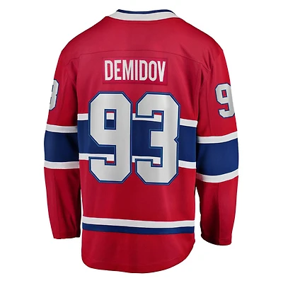 Breakaway Canadiens Demidov - Jersey de hockey la LNH