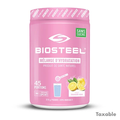 Limonade rose 315 g - Mélange pour sportif de haut niveau