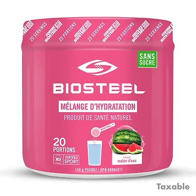 Mélange d'hydratation (140 g) - Melon d'eau - Mélange pour sportif de haut niveau