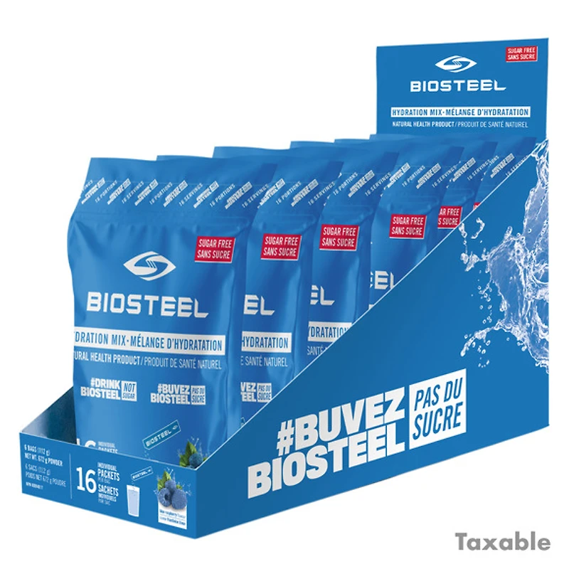 Framboise bleue 16 sachets - Mélange pour sportif de haut niveau