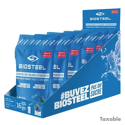 Framboise bleue 16 sachets - Mélange pour sportif de haut niveau