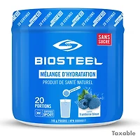 Mélange d'hydratation (140 g) - Framboise bleue - Mélange pour sportif de haut niveau