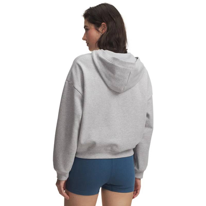 Icon - Chandail à capuchon avec fermeture éclair au col pour femme