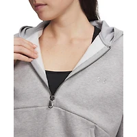 Icon - Chandail à capuchon avec fermeture éclair au col pour femme
