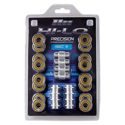 S19 HI-LO Precision ABEC 9 - Roulement à billes pour patins à roues alignées
