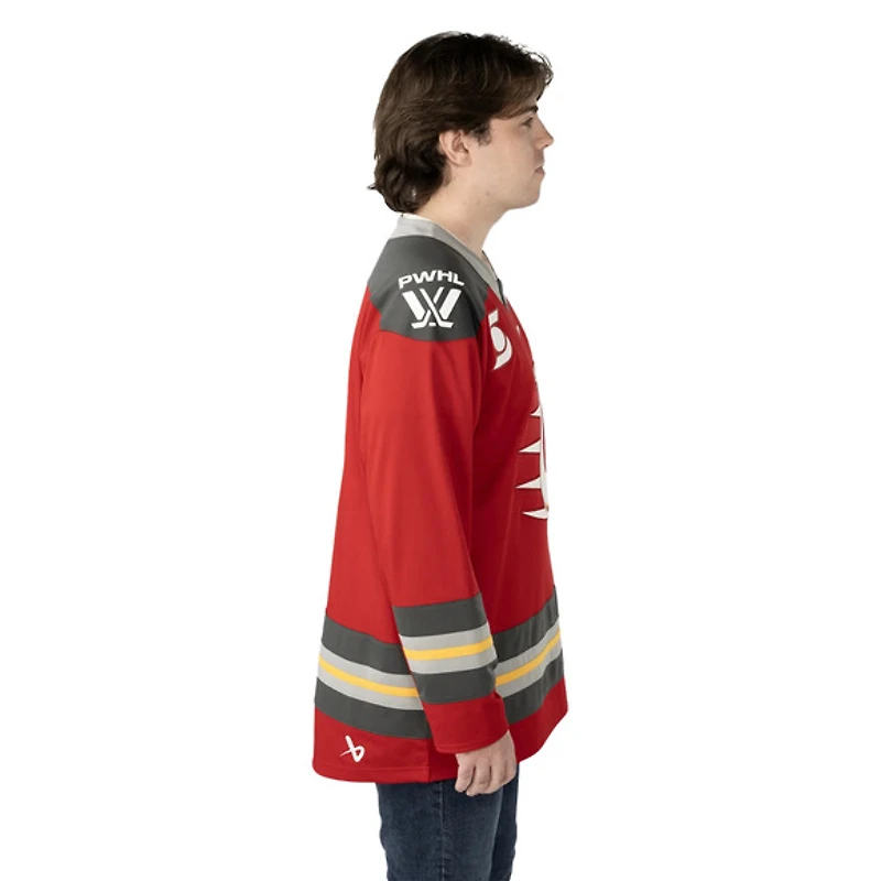 LPHF - Charge de Ottawa Jersey hockey réplique pour adulte
