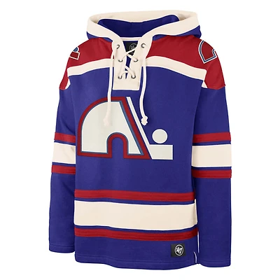 Superior Lacer Nordiques de Québec - Chandail à capuchon pour adulte
