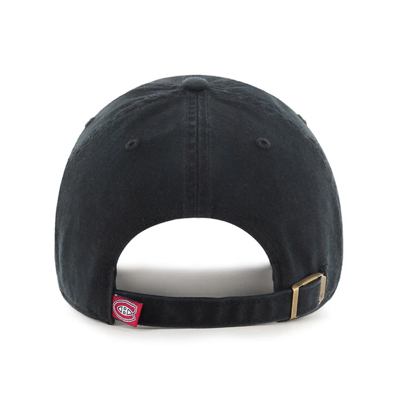 Black Tonal Clean Up Canadiens de Montréal - Casquette ajustable de la LNH pour adulte