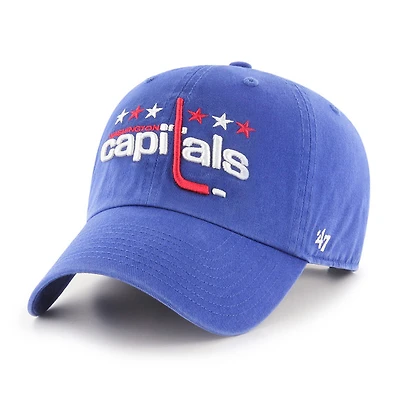 Clean Up Vintage Capitals de Washington - Casquette ajustable de la LNH pour adulte
