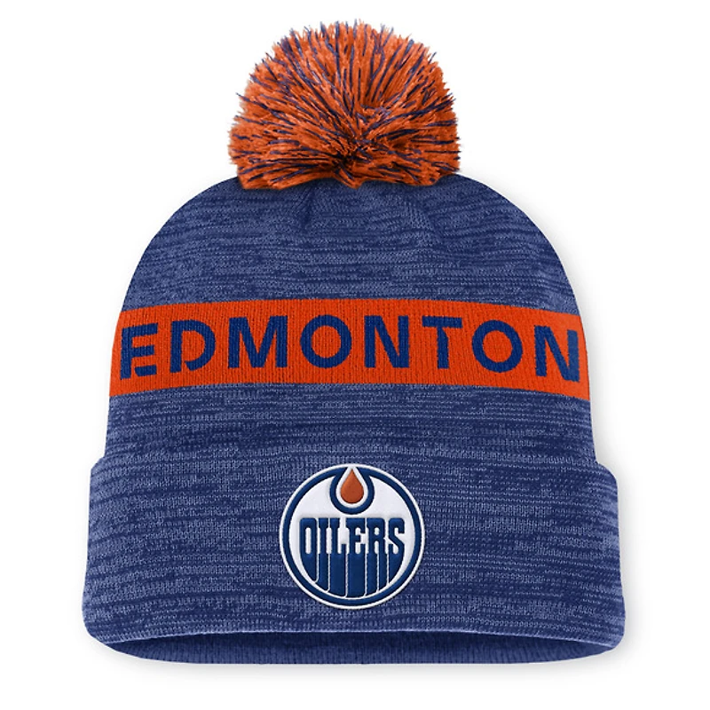 Authentic Pro Rink - Tuque à revers avec pompon pour adulte