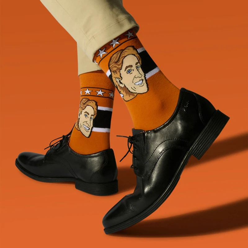 Wayne Gretzky Étoiles de la LNH - Chaussettes caricatures pour adulte