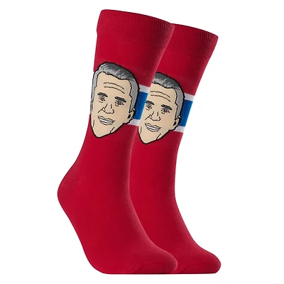 Marty St-Louis Montreal Canadiens NHL Bench Boss Edition - Adult Caricature Crew Socks