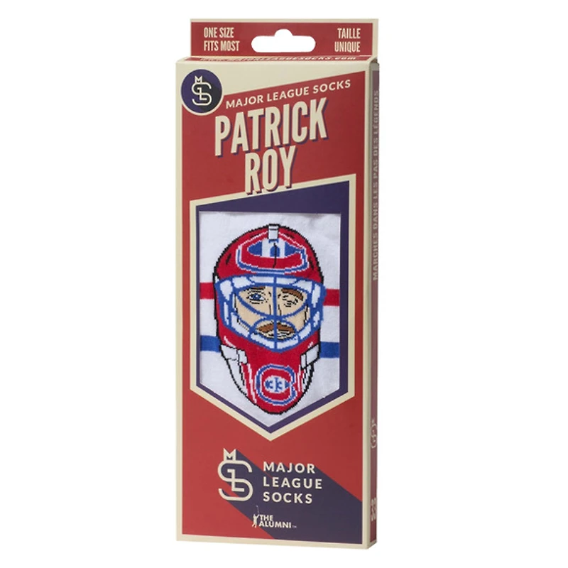 Patrick Roy Montreal Canadiens NHL - Adult Caricature Crew Socks