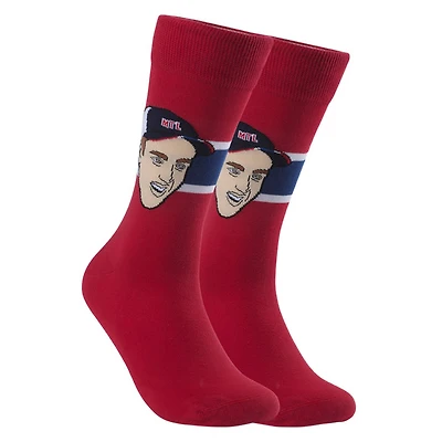 Lane Hutson Montreal Canadiens NHL Rookie Edition - Adult Caricature Crew Socks