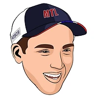 Lane Hutson Montreal Canadiens NHL Rookie Edition - Adult Caricature Crew Socks